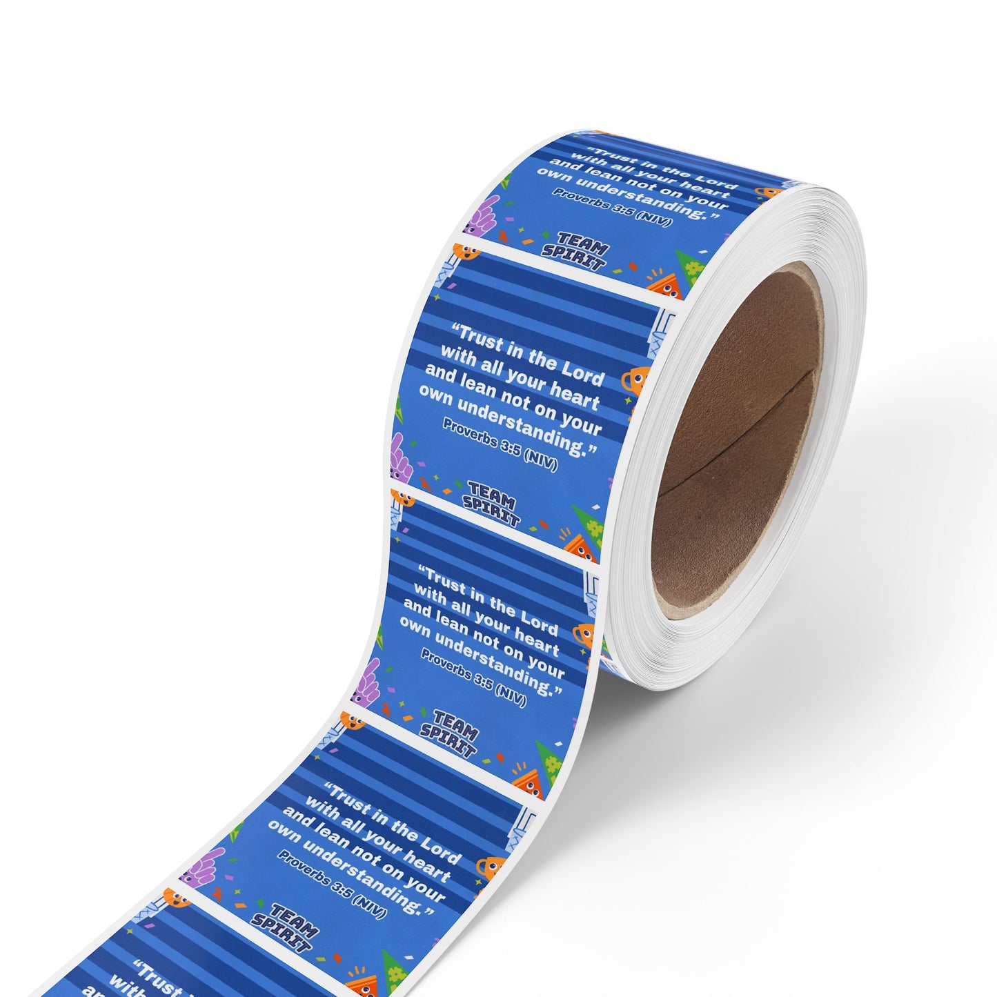Memory Verse Sticker Roll | Team Spirit Preschool