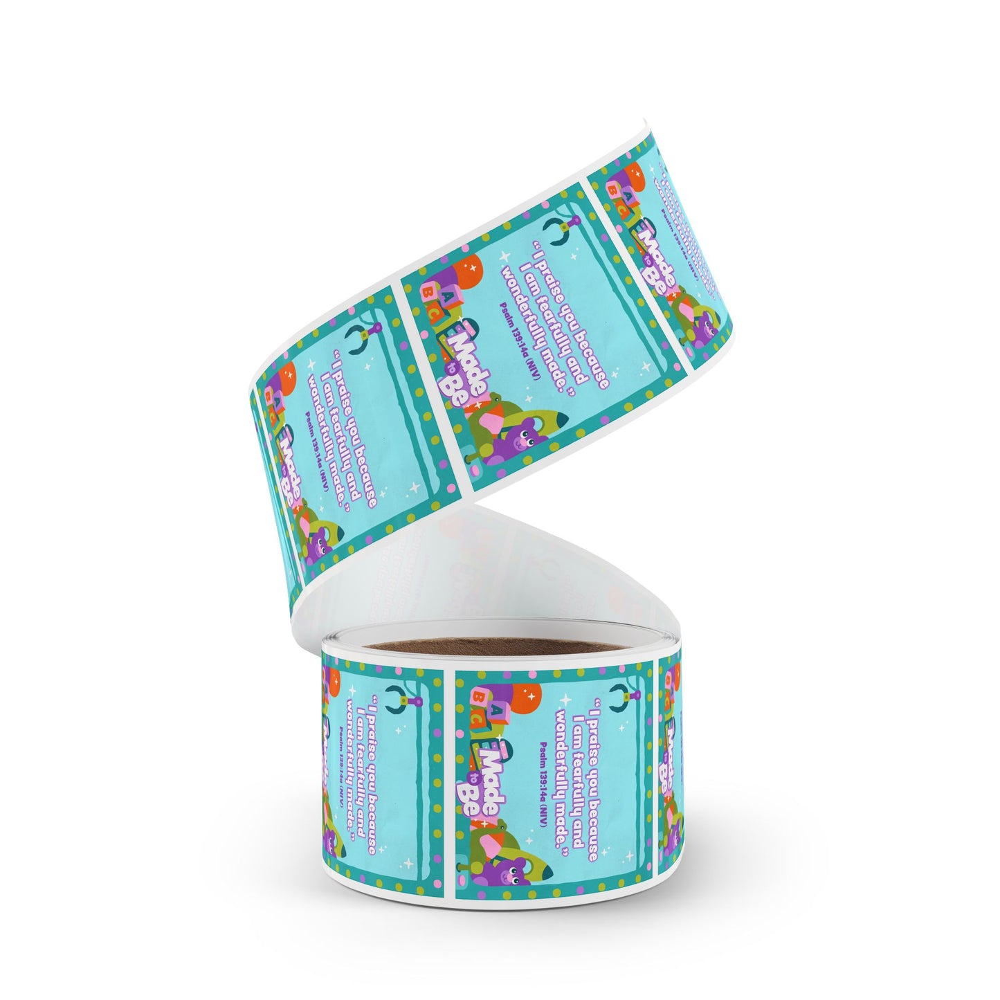 Memory Verse Sticker Roll | Made to Be Preschool