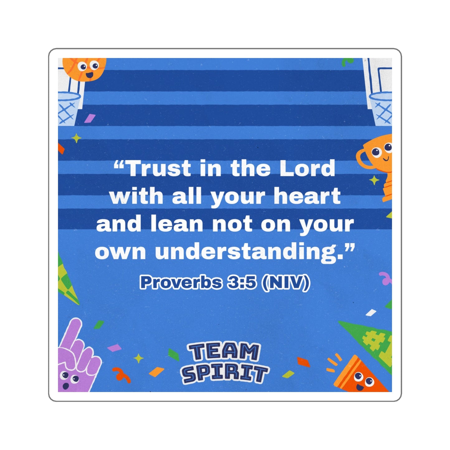 Memory Verse Sticker | Team Spirit Preschool