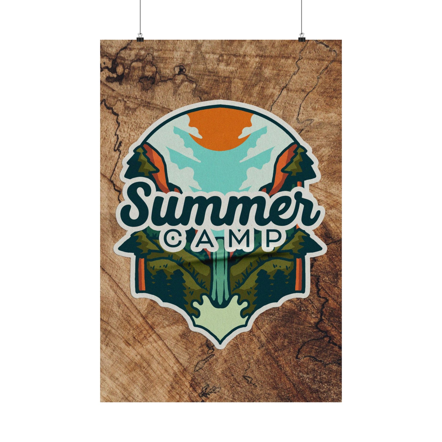 Poster I V6 I Summer Camp Event Graphic I Vertical