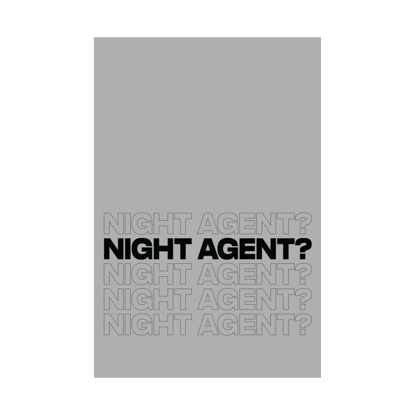 Night Agent | Poster | SYCU