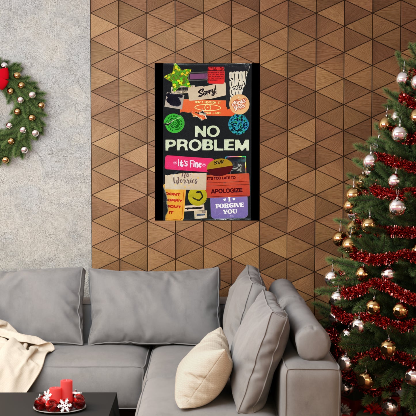 Poster I V6 I No Problem Series Graphic I Vertical