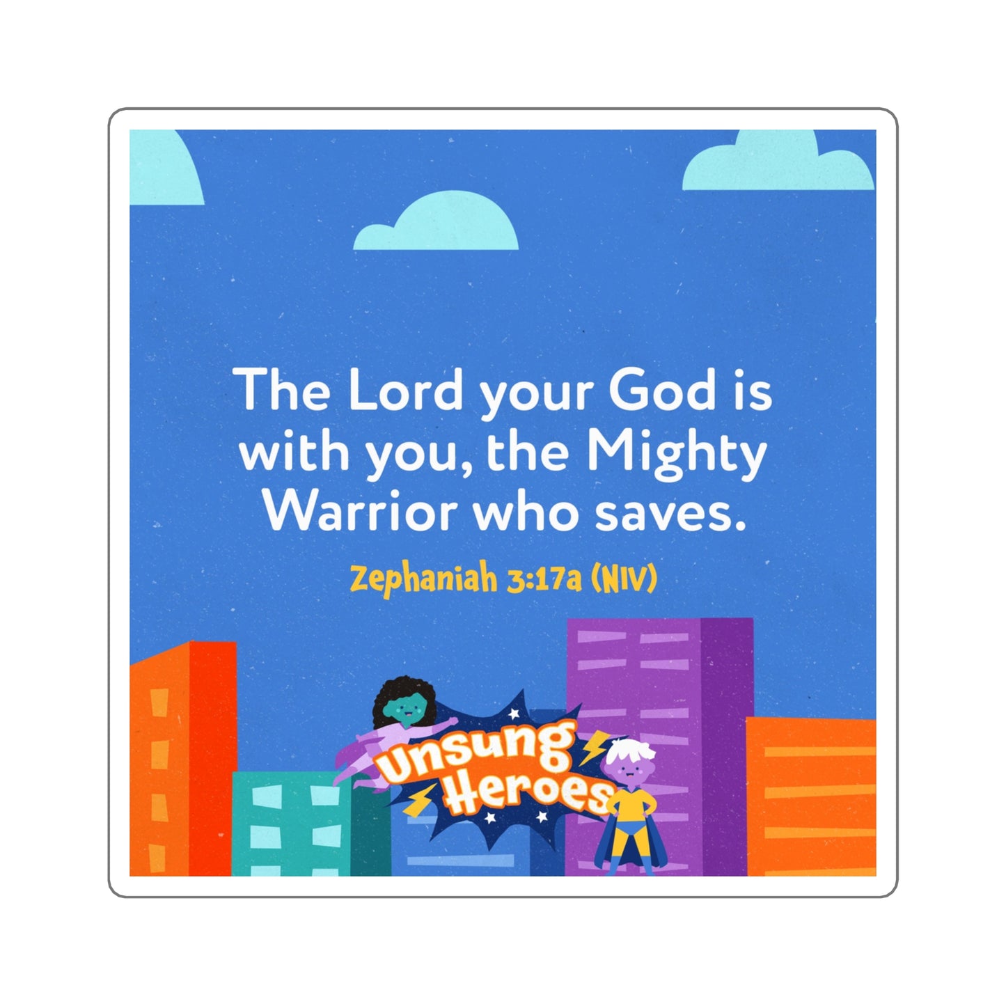 Memory Verse Sticker | V8 | Unsung Heroes Preschool