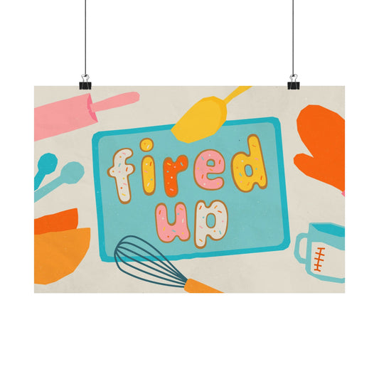 Poster | V8 | Fired Up Preschool Series Graphic | Horizontal
