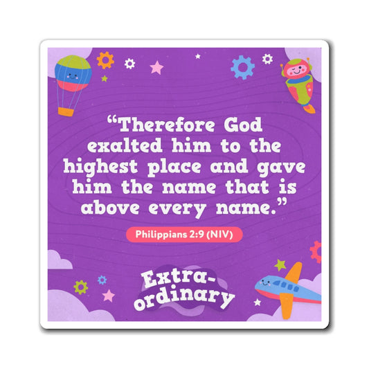 Memory Verse Magnet | V9 | Extra-Ordinary Preschool