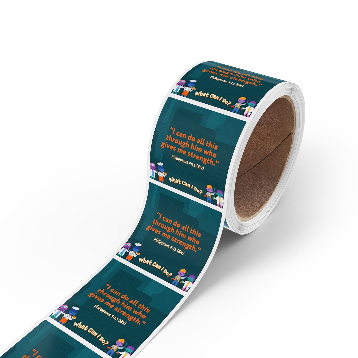 Memory Verse Sticker Roll | V7 | What Can I Do Preschool