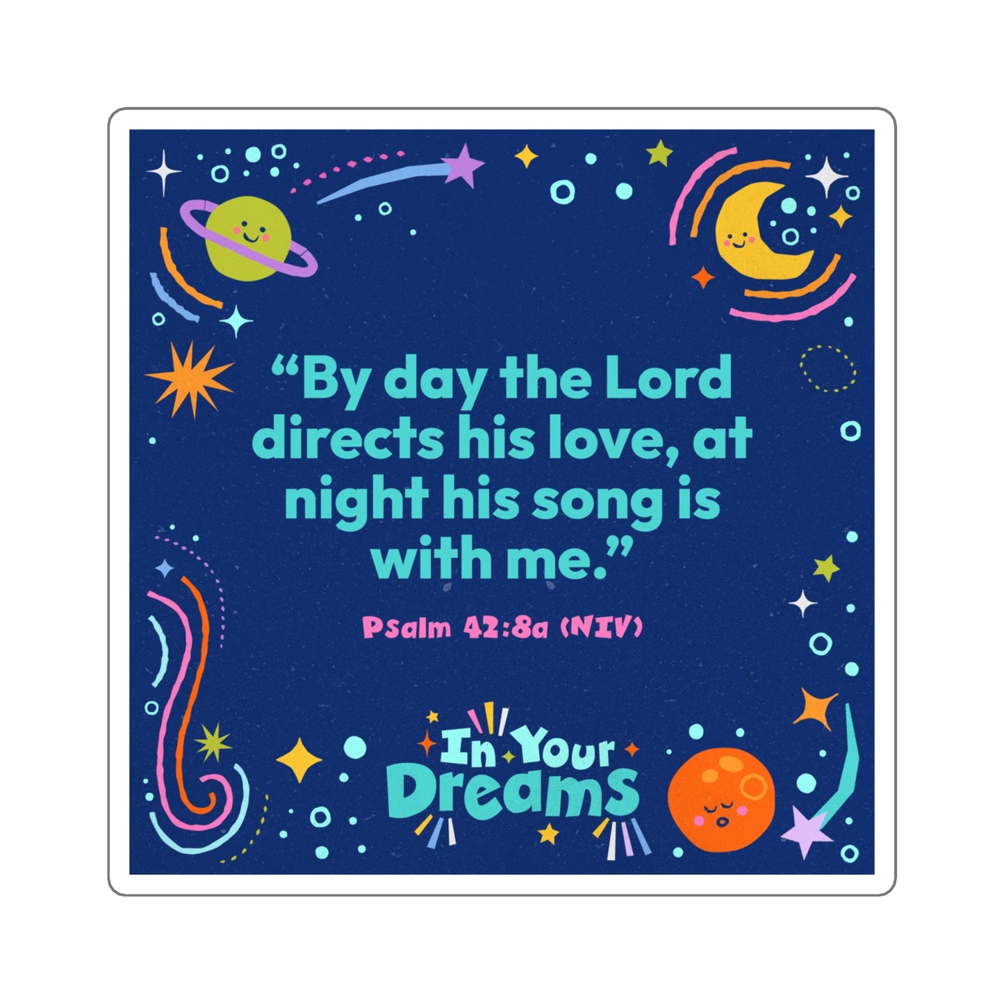 Memory Verse Sticker | V7 | In Your Dreams Preschool