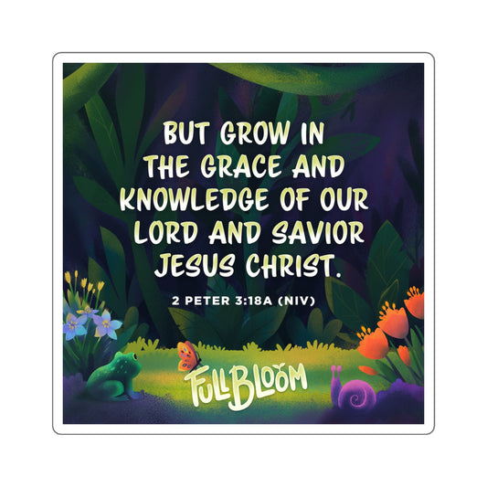 Memory Verse Sticker | V8 | Full Bloom