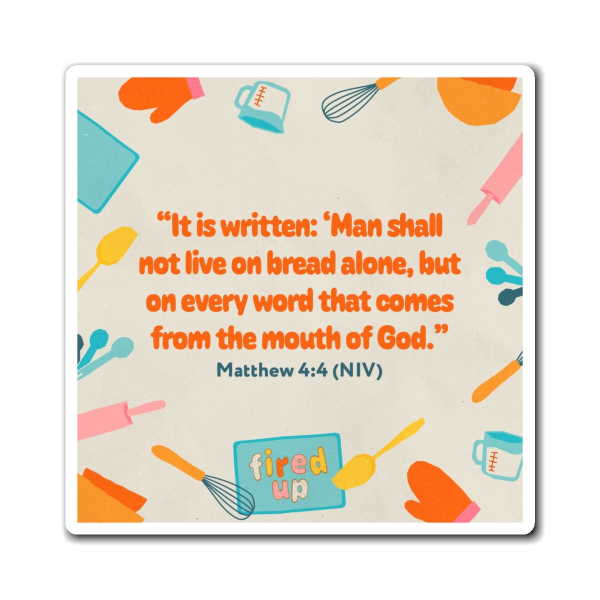 Memory Verse Magnet | V8 | Fired Up Preschool