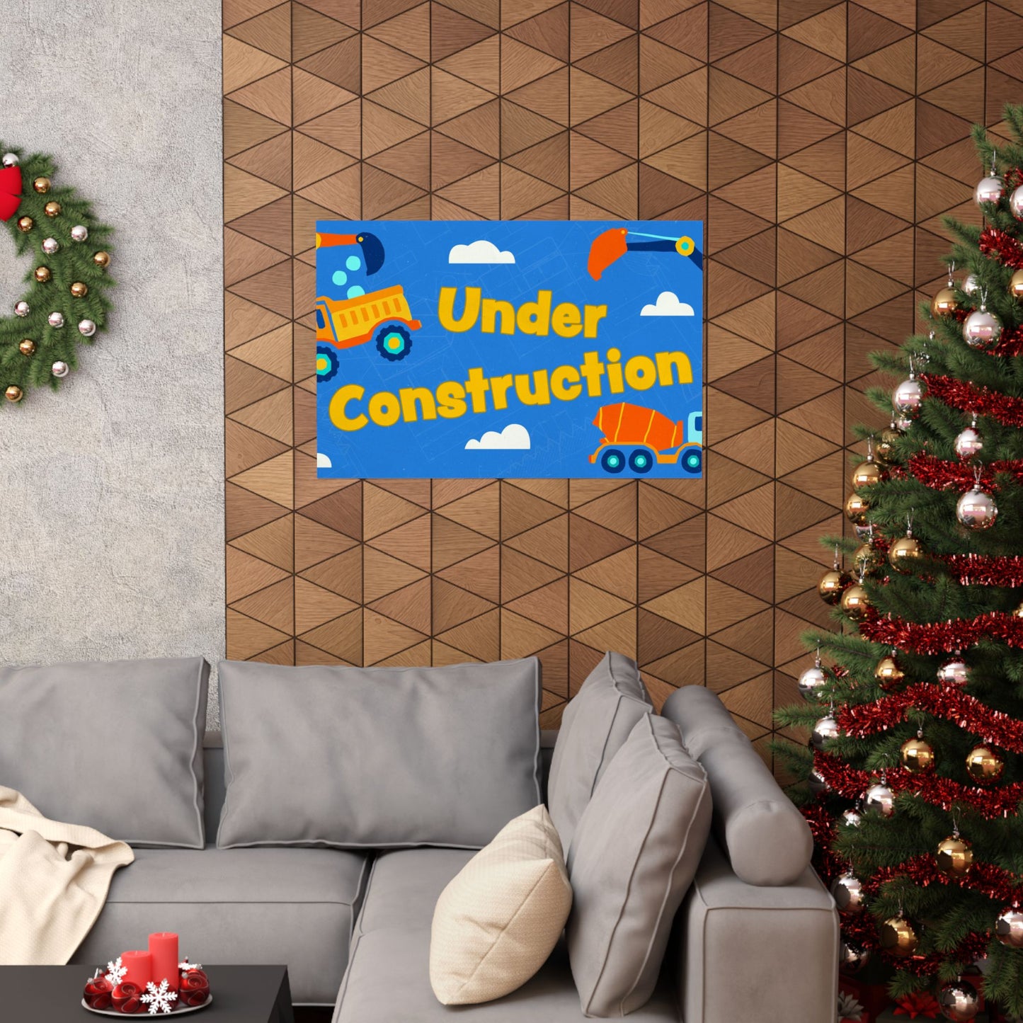 Poster | V8 | Under Construction Preschool Series Graphic | Horizontal