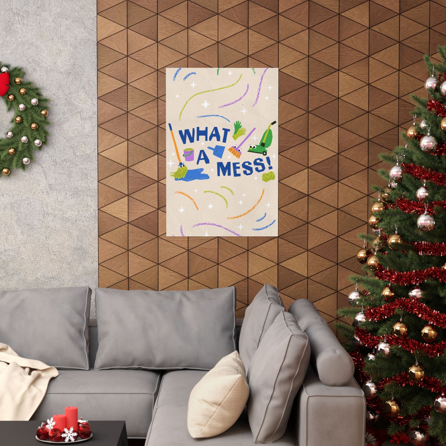 Poster | What A Mess Preschool Series Graphic | Vertical