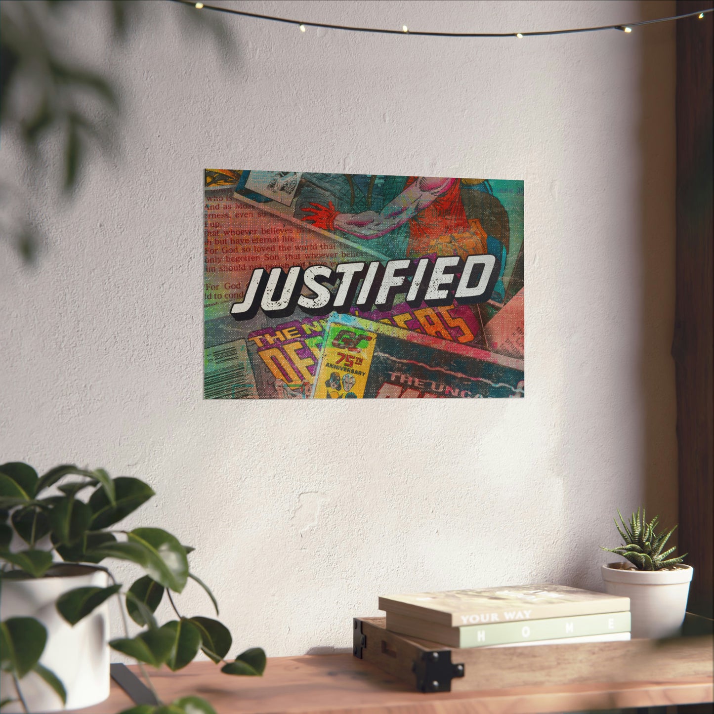 Poster | V7 | Justified Series Graphic | Horizontal