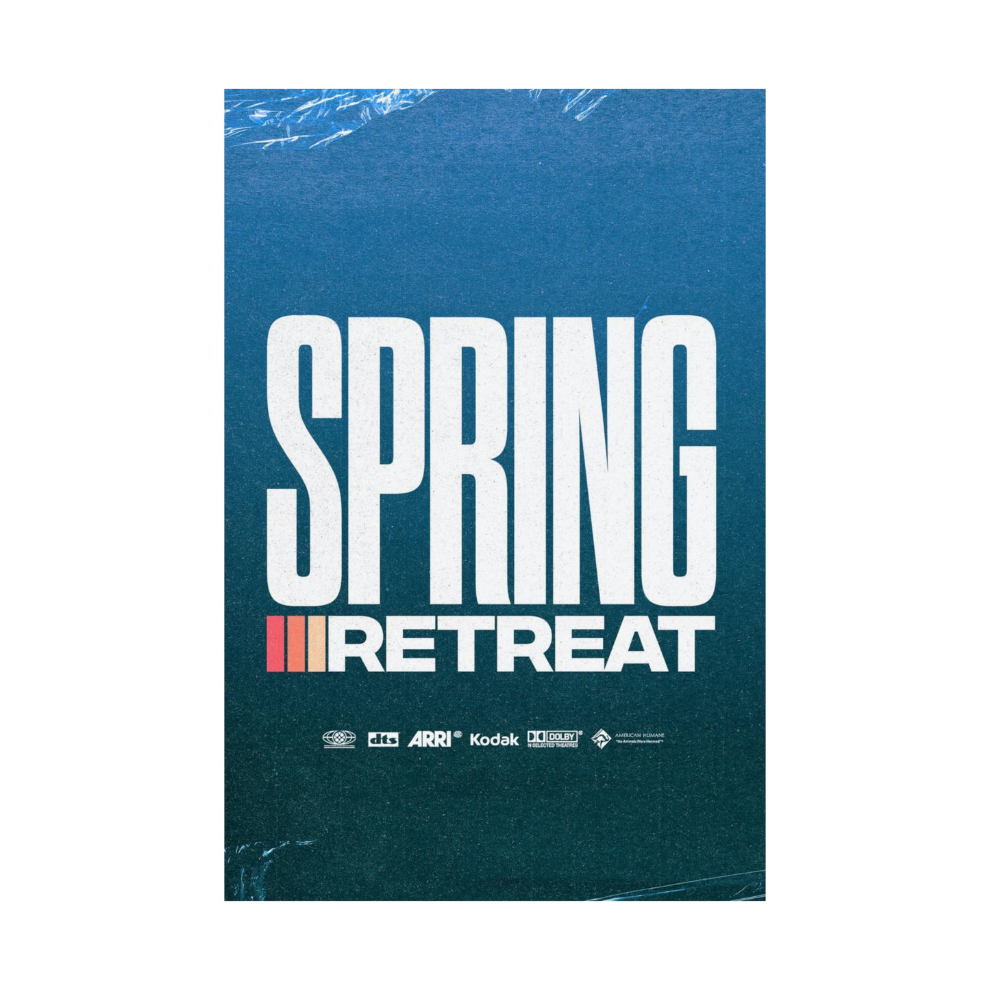 Poster I V6 I Spring Retreat Event Graphic I Vertical