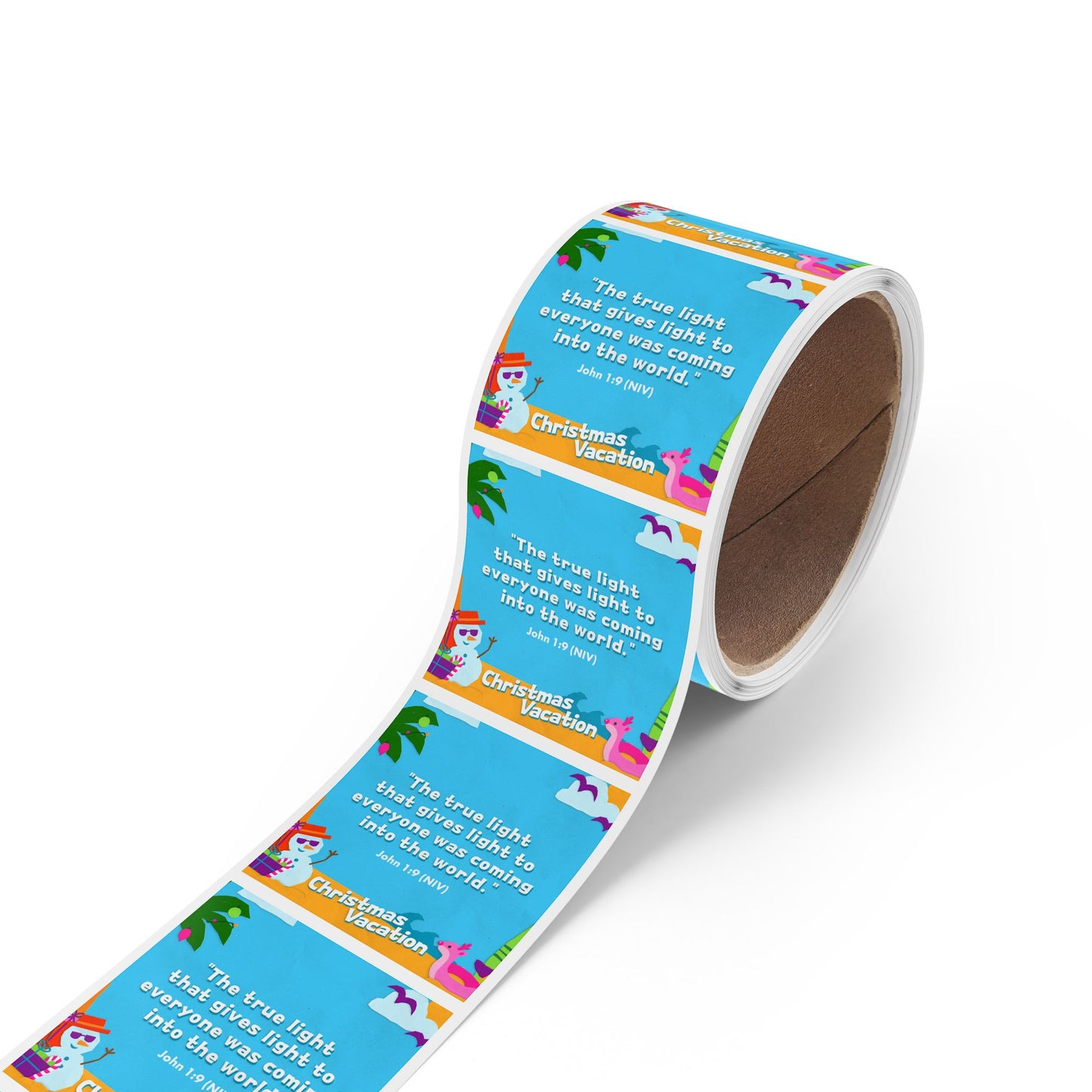 Memory Verse Sticker Roll | V7 | Christmas Vacation Preschool