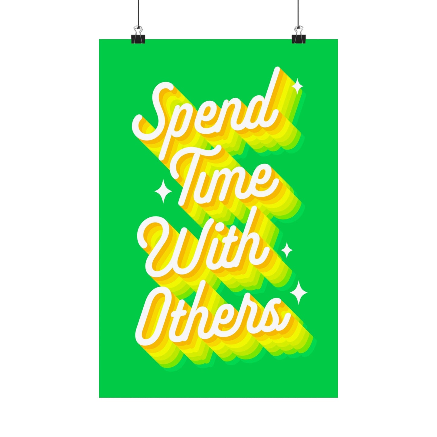 Poster I V8 I Spend Time With Others Discipleship Graphic I Vertical