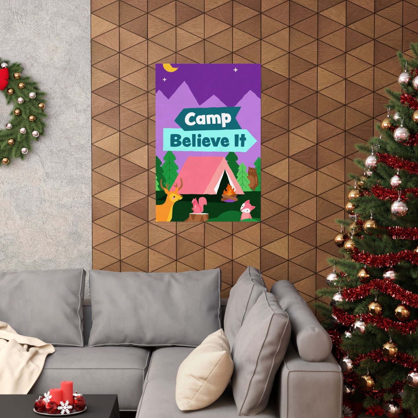 Poster | V8 | Camp Believe It Preschool Series Graphic | Vertical