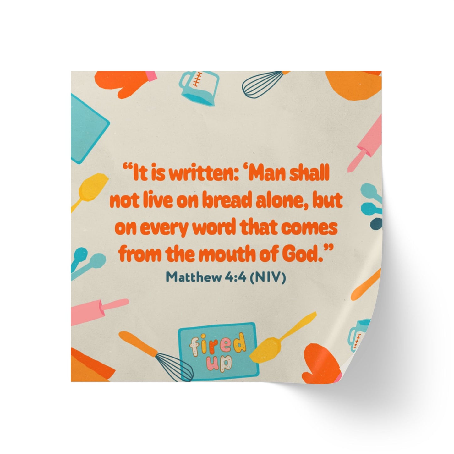 Memory Verse Sticker Roll | V8 | Fired Up Preschool