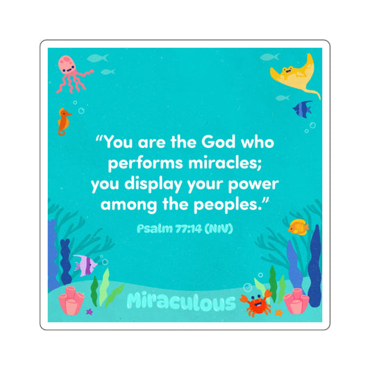 Memory Verse Sticker | V8 | Miraculous Preschool