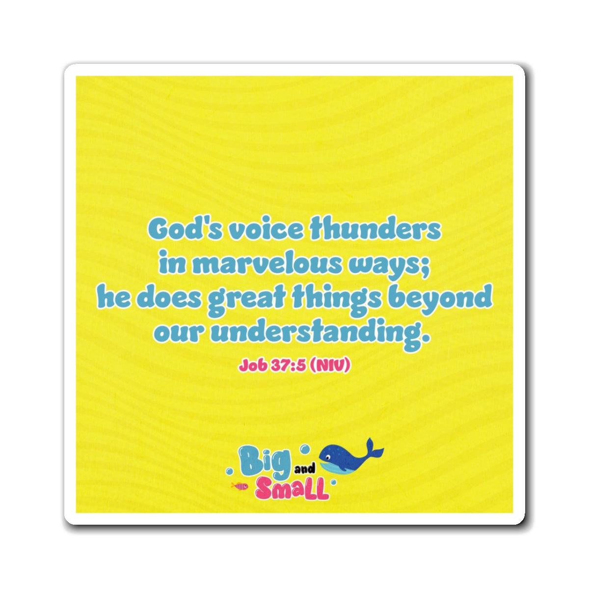 Memory Verse Magnet | V5 | Big and Small Preschool