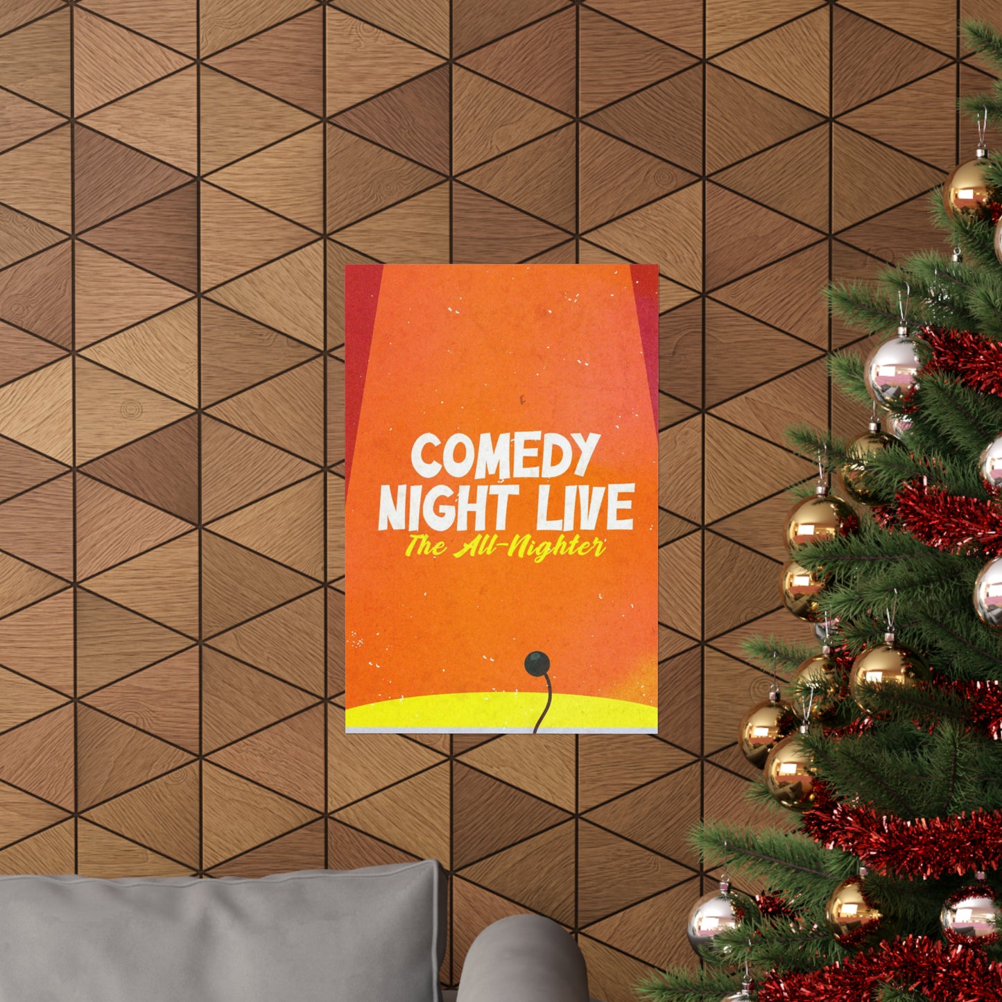 Poster I V7 I Comedy Night Live Event Graphic I Vertical