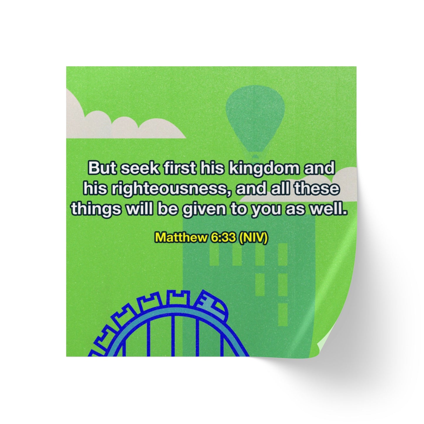 Memory Verse Sticker Roll | V6 | Measure Up Preschool