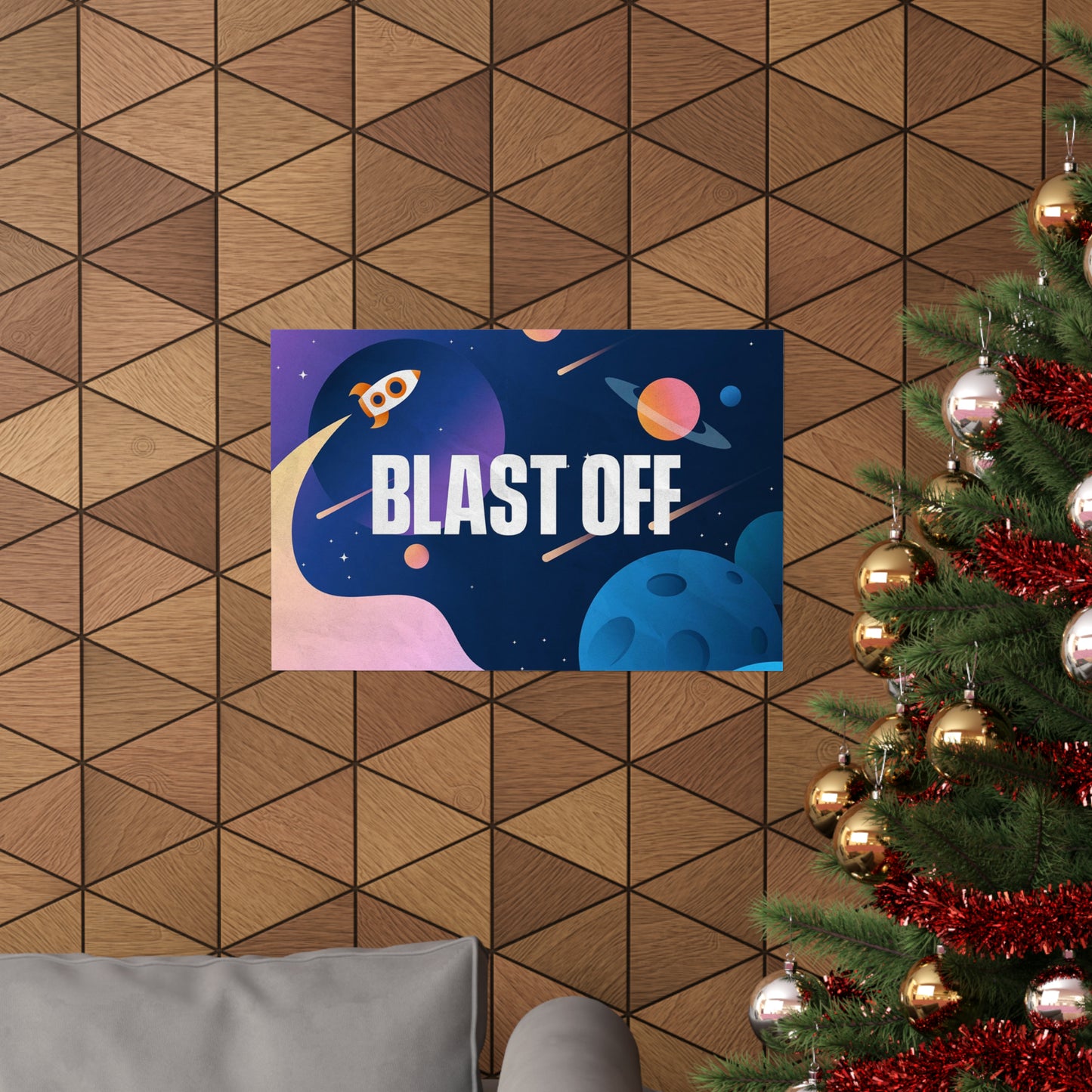 Poster | V7 | Blast Off Series Graphic | Horizontal