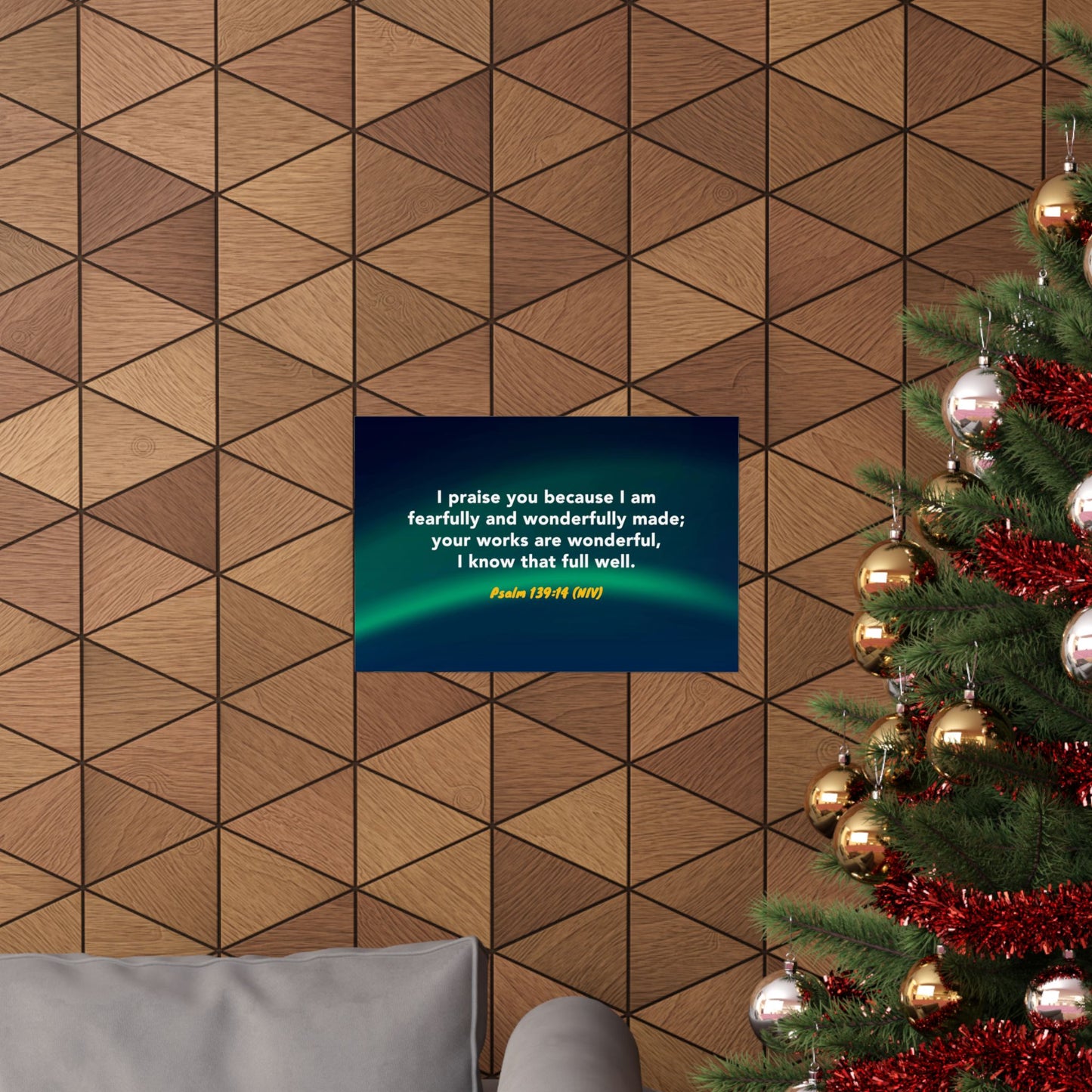 Poster | V6 | Wonder-Full Preschool Memory Verse Graphic | Horizontal
