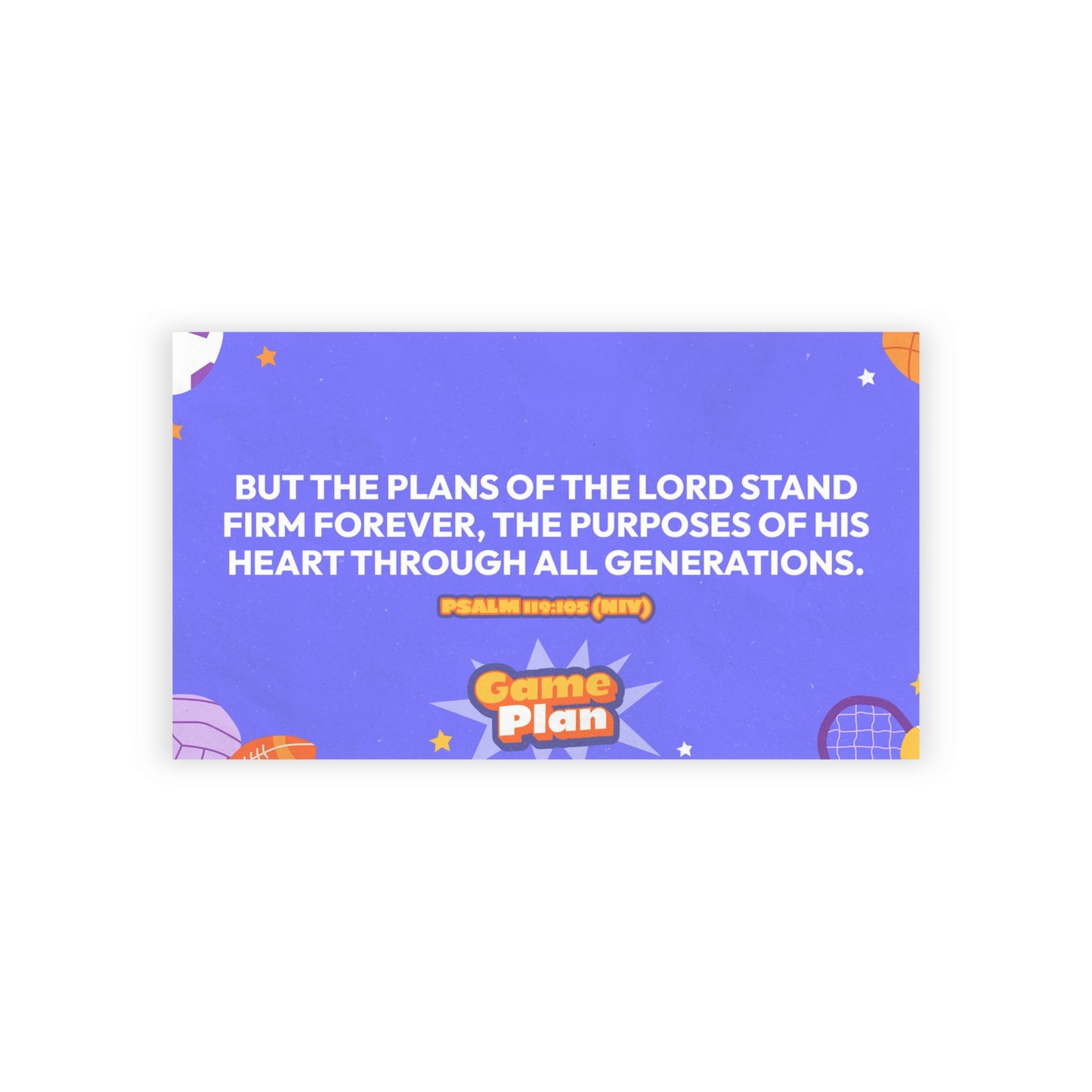 Memory Verse Cards | V8 | Game Plan Preschool