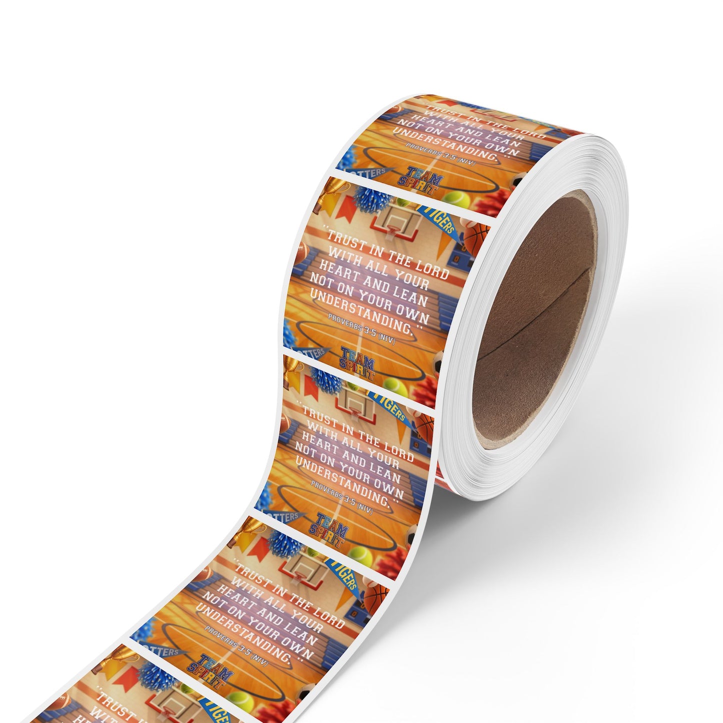Memory Verse Sticker Roll | Team Spirit Elementary