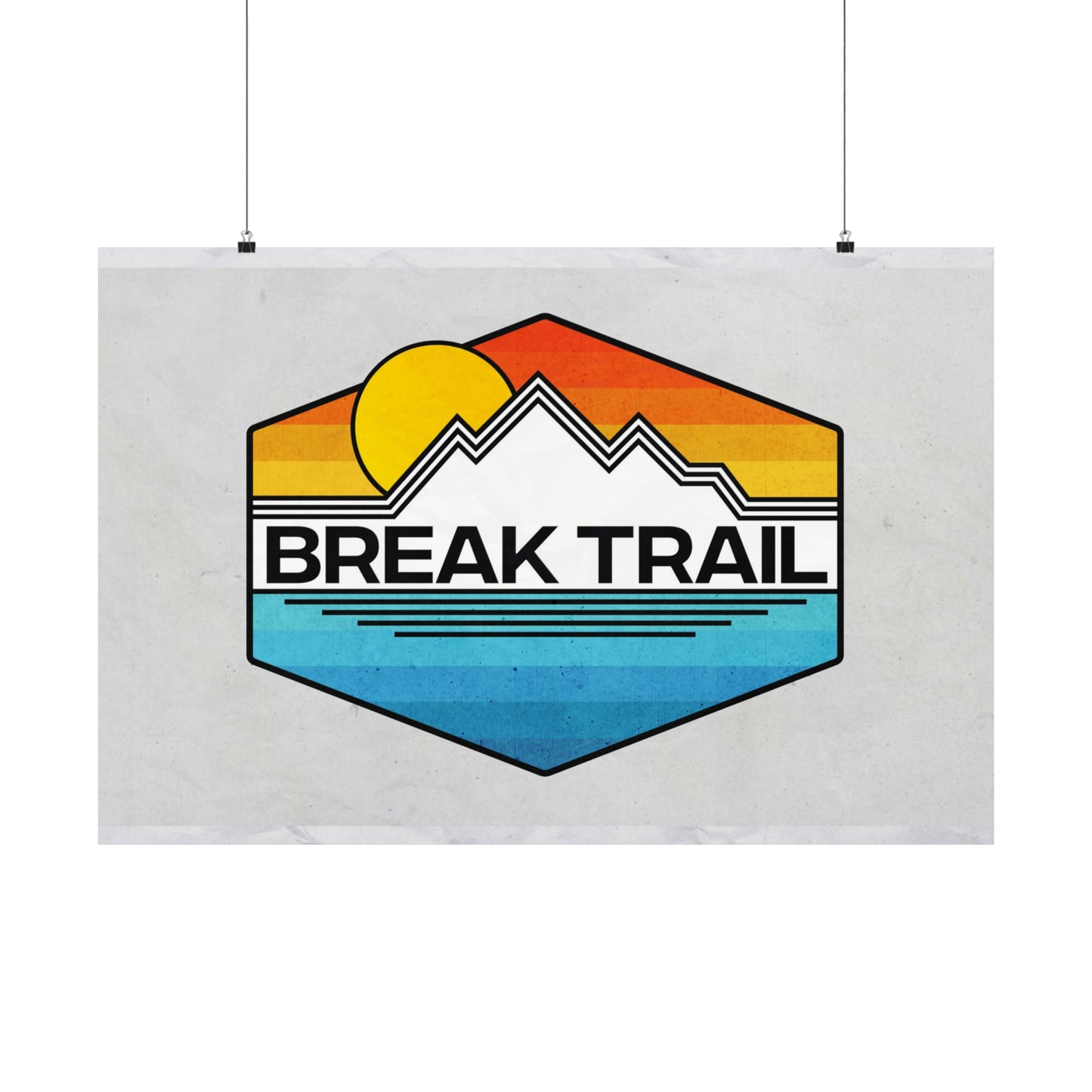 Poster | V5 | Break Trail | Horizontal