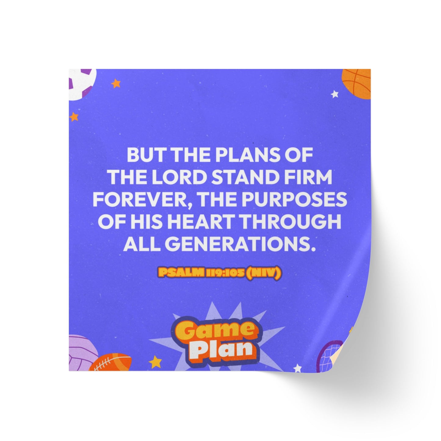 Memory Verse Sticker Roll | V8 | Game Plan Preschool