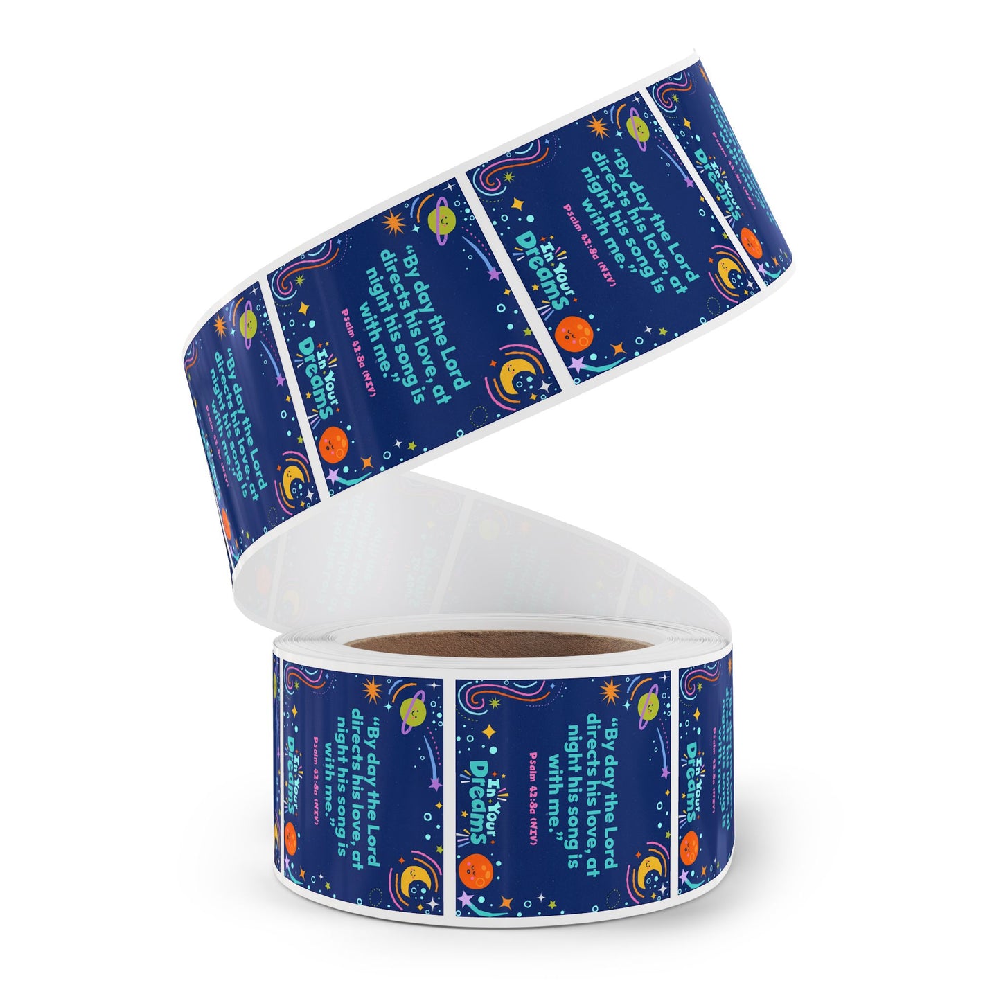 Memory Verse Sticker Roll | V7 | In Your Dreams Preschool