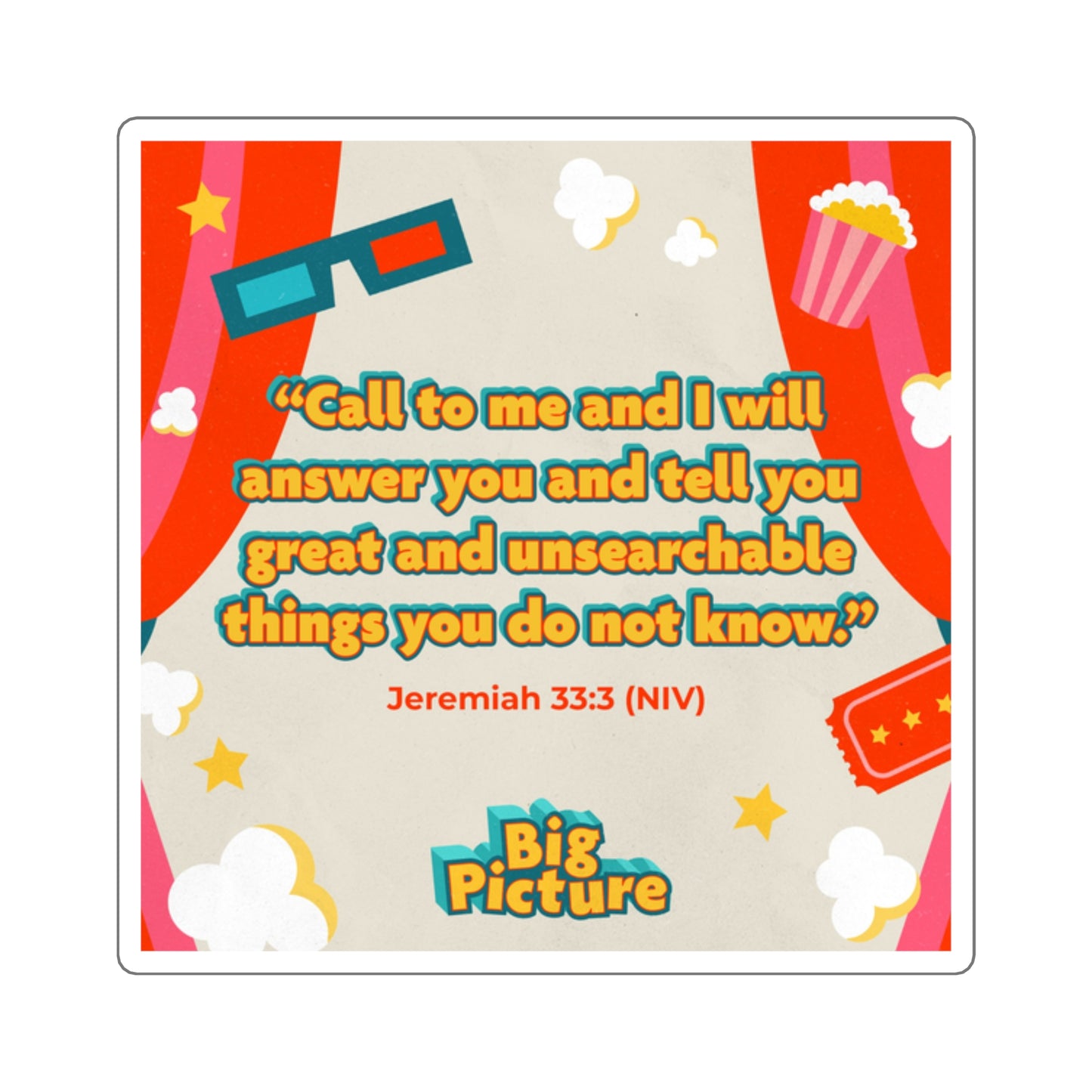 Memory Verse Sticker | V8 | Big Picture Preschool