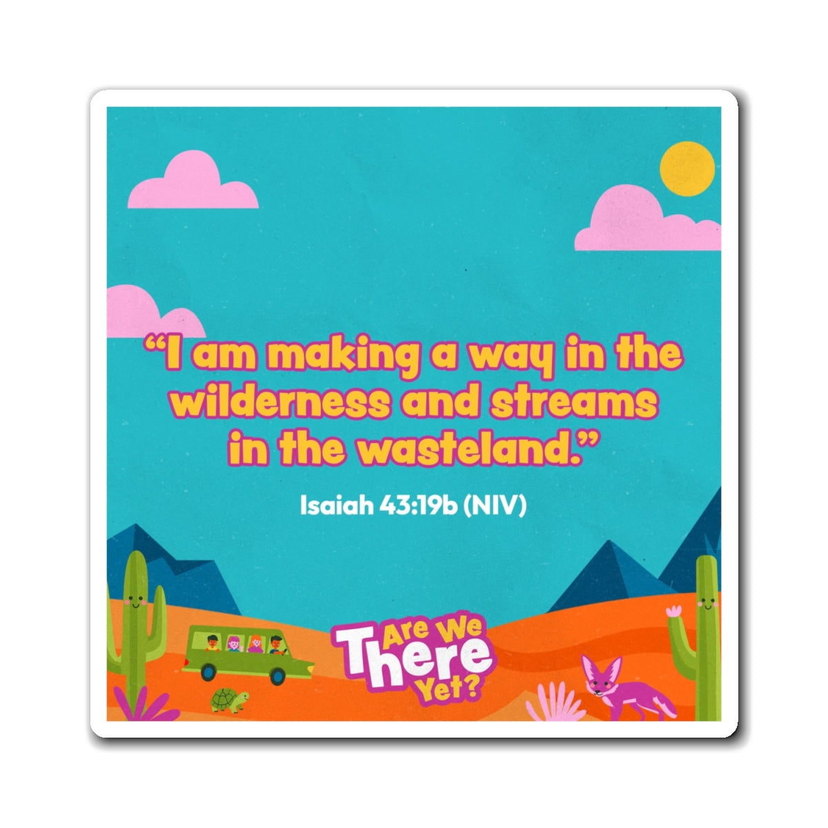 Memory Verse Magnet | V7 | Are We There Yet Preschool
