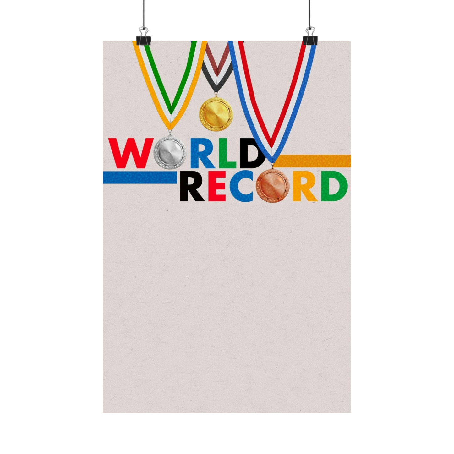 Poster I V7 I World Record Event Graphic I Vertical