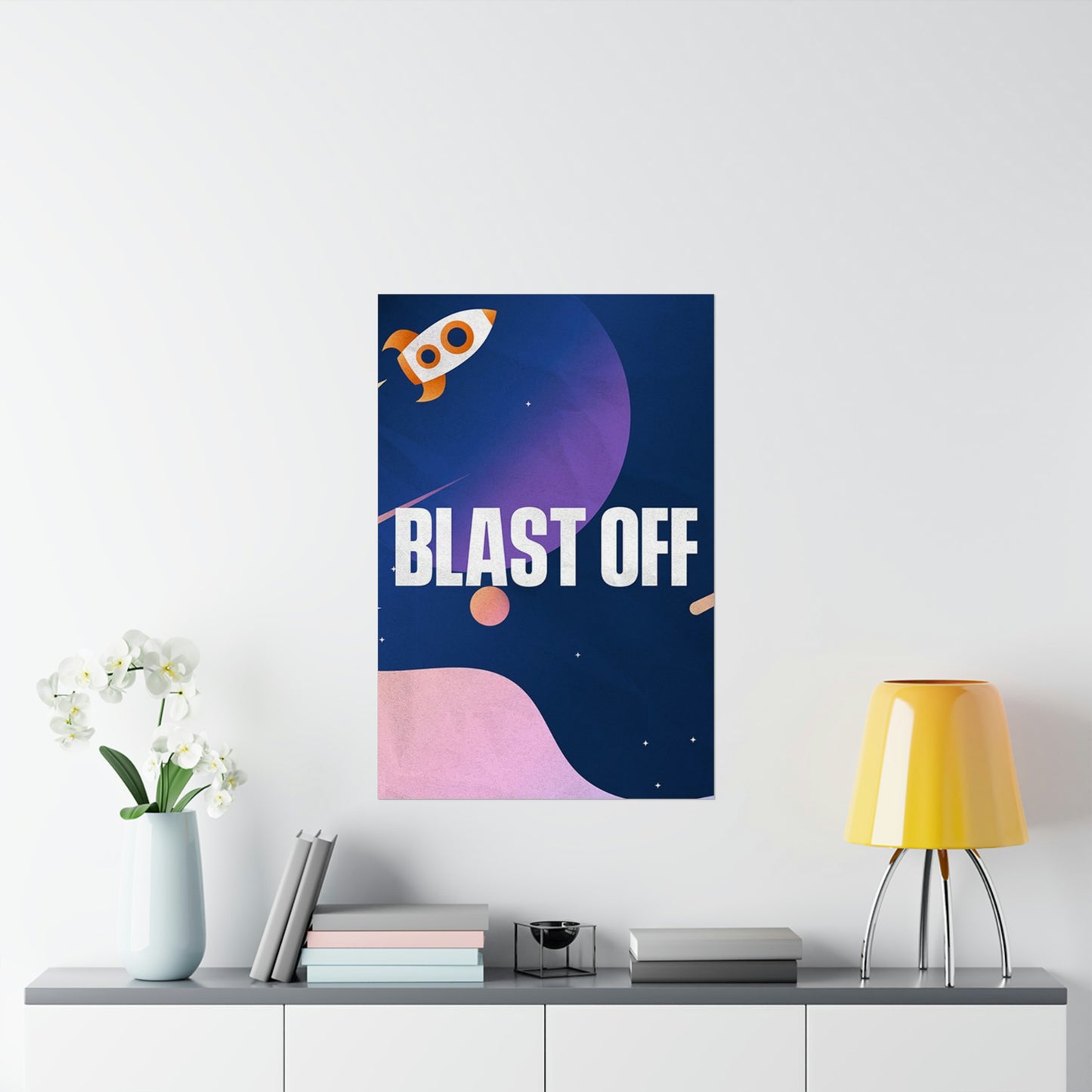 Poster | V7 | Blast Off Series Graphic | Vertical