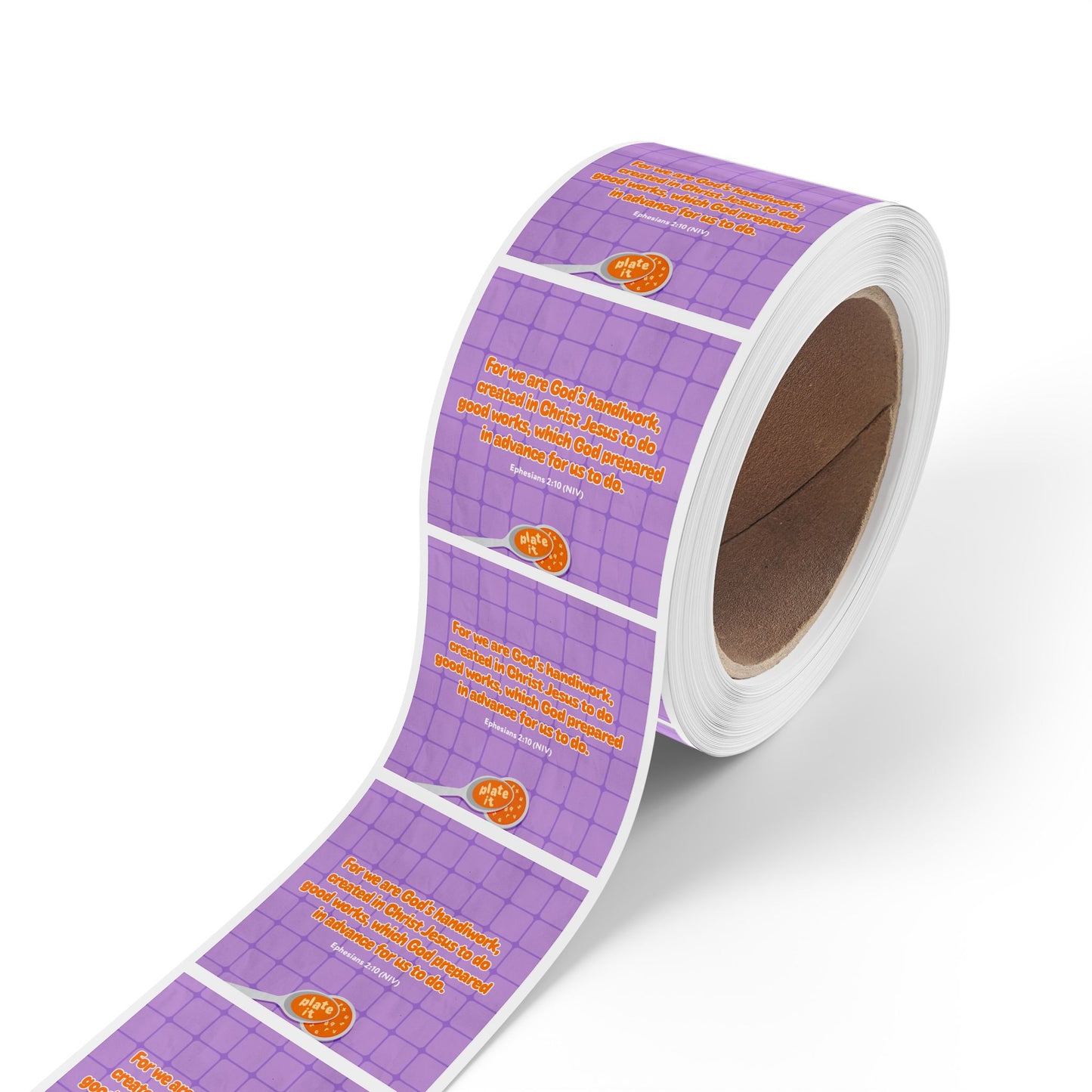 Memory Verse Sticker Roll | V5 | Plate It Preschool