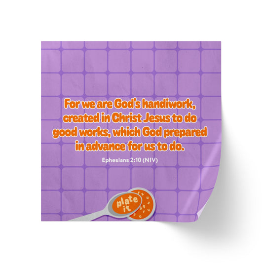 Memory Verse Sticker Roll | V5 | Plate It Preschool
