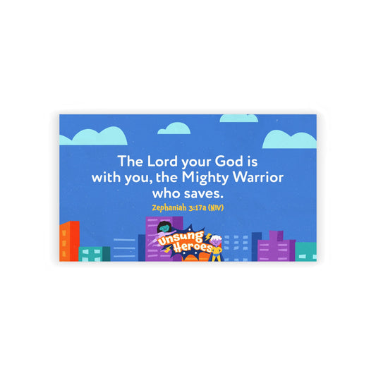 Memory Verse Cards | V8 | Unsung Heroes Preschool