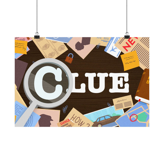 Poster | V9 | Clue Elementary Series Graphic | Horizontal