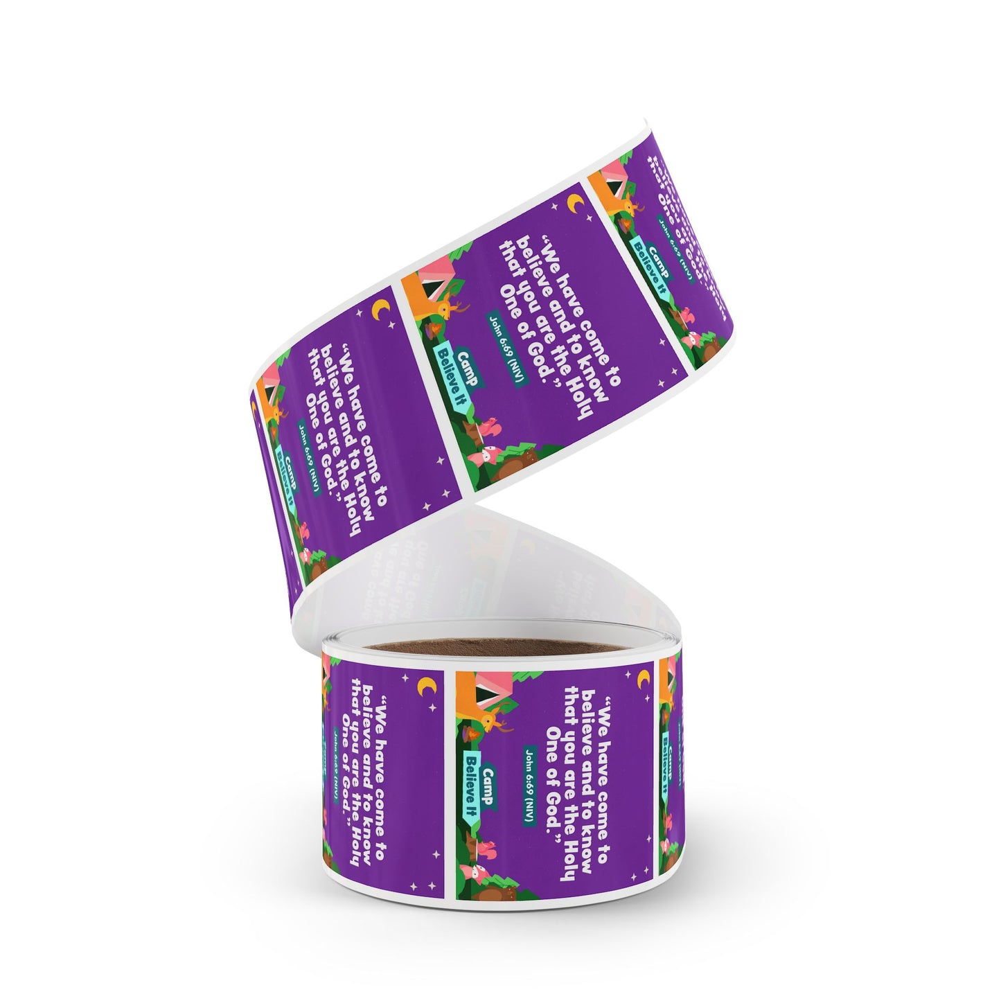 Memory Verse Sticker Roll | V8 | Camp Believe It Preschool