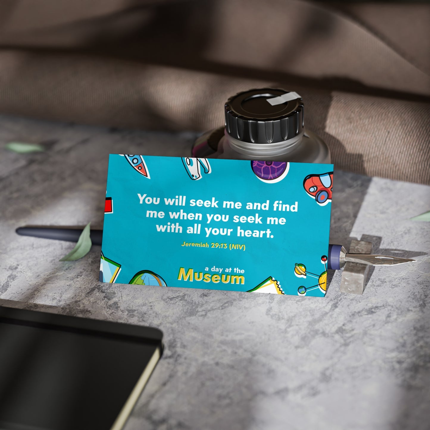 Memory Verse Cards | V5 | A Day At The Museum Preschool