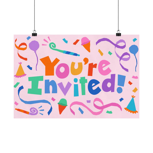 Poster | V9 | You're Invited! Preschool Series Graphic | Horizontal