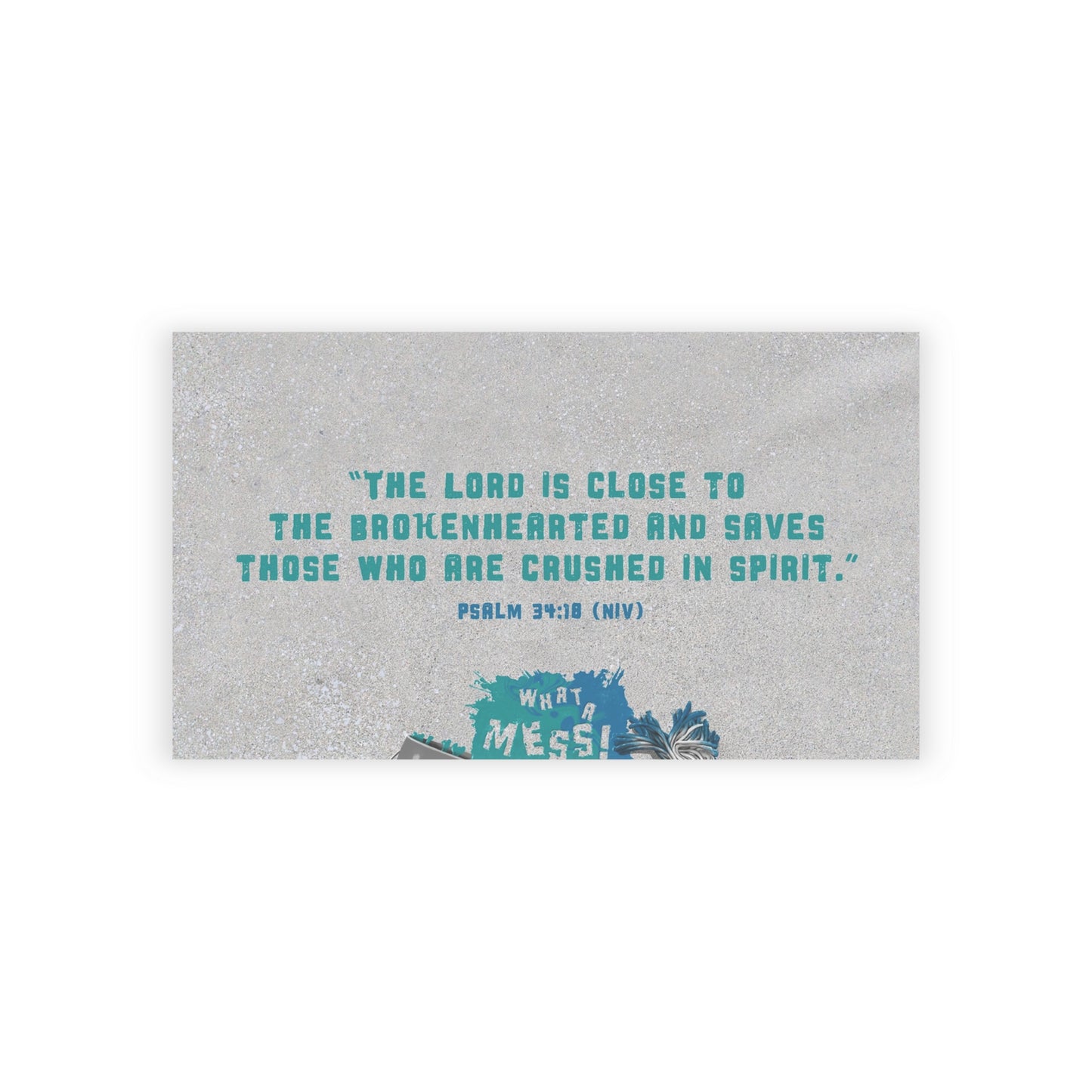 Memory Verse Cards | What A Mess Elementary
