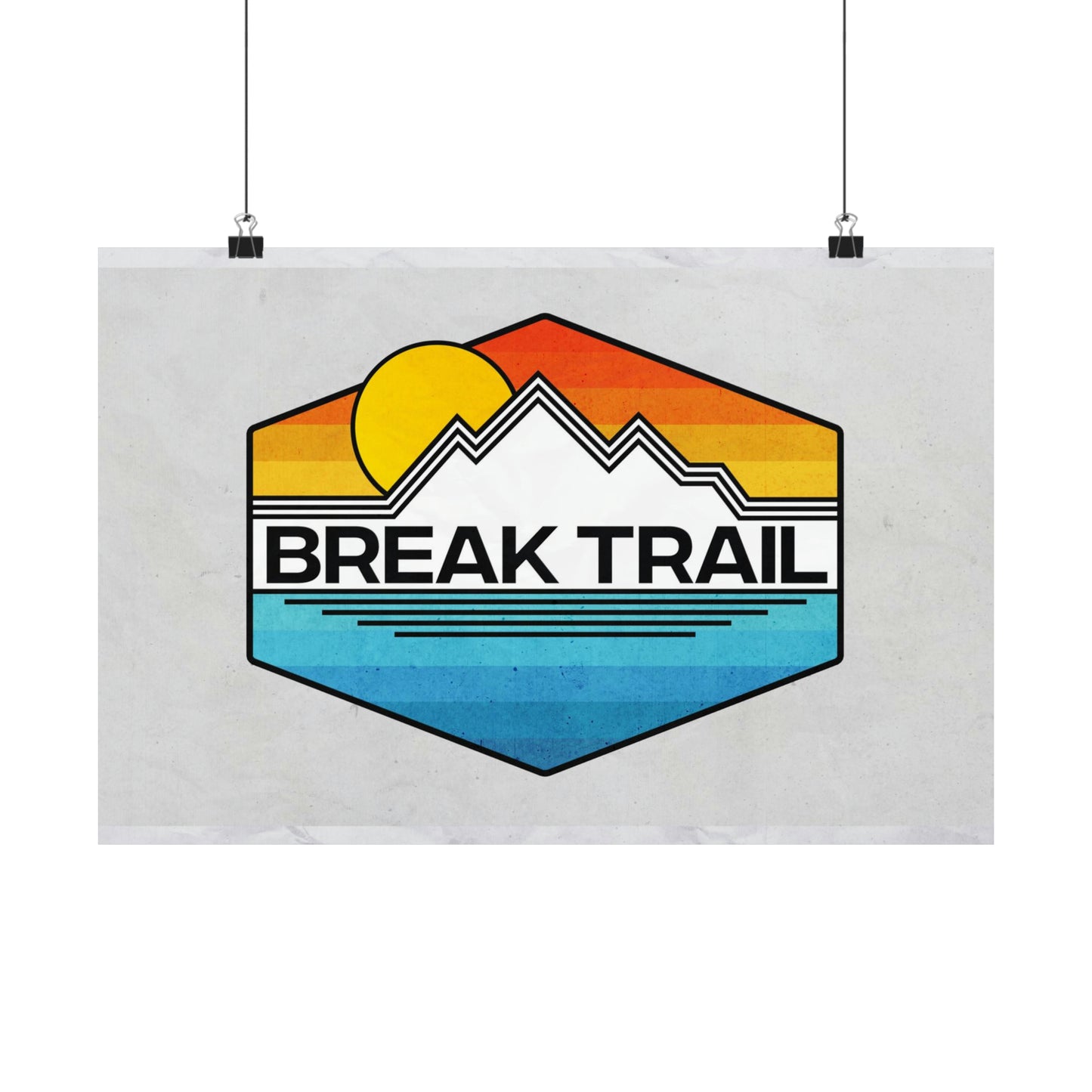 Poster | V5 | Break Trail | Horizontal