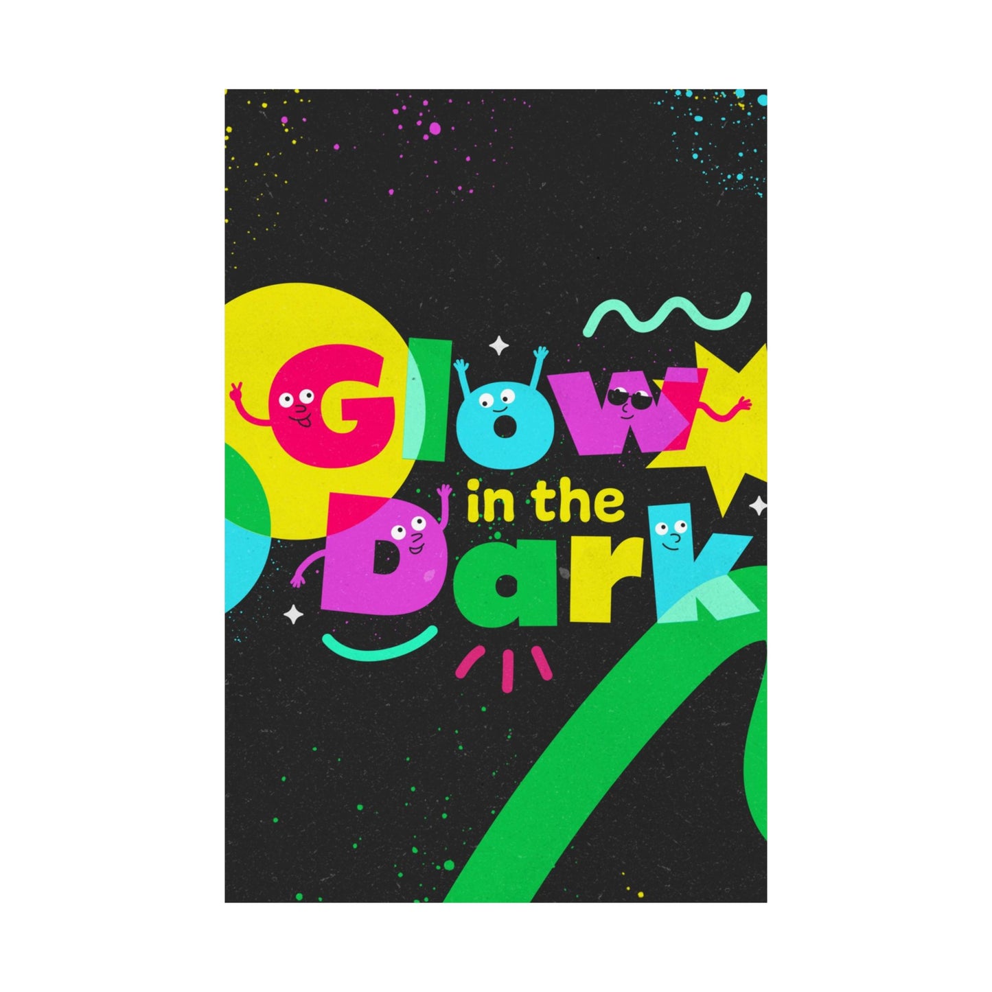 Poster | V7 | Glow in the Dark Preschool Series Graphic | Vertical